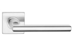Ручки дверні з нержавеющей сталі Metal-Bud METRO (квадратна розетка)