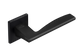 Ручки дверні на квадратній розетці MVM FRIO SLIM Z - 1220 / E20 BLACK чорний