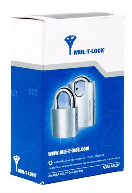 Замок навесной Mul-t-lock G55P *ClassicPro 4867 2KEY DND BLUE INS NR shackle 23мм 10мм BOX M