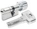 Дверной цилиндр ABUS Bravus 1000MX модульный, ключ-тумблер, 60 (30х30Т), 3 ключа, никель
