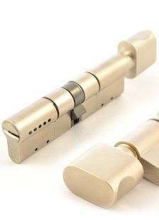 Дверний циліндр Mul-t-lock MT5 + MOD 105mm (70x35T) Нікель-сатин (ключ-тумблер) VIP Control TO_NST