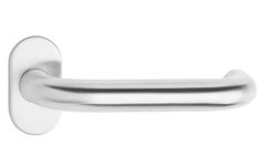 Ручки дверні з нержавеющей сталі Metal-Bud JOWISZ (овальна розетка)