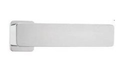 Ручки для дверей з ПВХ та алюмінієвого профілю M&T Minimal 003222 Cr глухі / натискні ліві матовий хром полірований