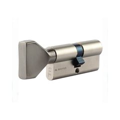 Дверной цилиндр ISEO R7 60мм (30х30Т) хром матовый (ключ-тумблер)