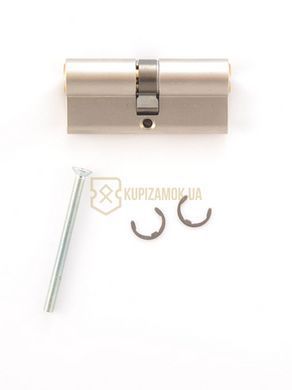 Дверний циліндр Mul-t-lock 7x7 54mm (27x27) Нікель-сатин (ключ-ключ) CAM180