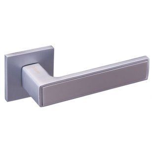 Ручки дверные GAVROCHE NIKEL Z25 MSCB/CP Итальянский сатин/Хром
