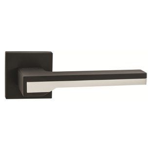 Ручки дверные ORO&ORO Vigore 066-15E Black/CP Черный/Хром матовый