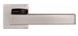 Ручки дверні на квадратній розетці MVM Z - 1410 BN / SBN матовий чорний нікель