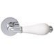 Ручки дверные GAVROCHE HYDRARGYRUM Z33 CP/White Хром/Белый