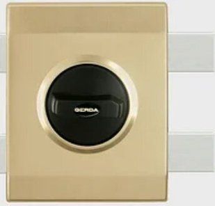 Замок накладной GERDA TYTAN ZX Plus GT-8 4кл. латунь полированна (длинный ключ)