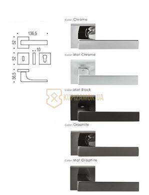 Дверна ручка Colombo Desing RobocinqueS ID 71 Хром