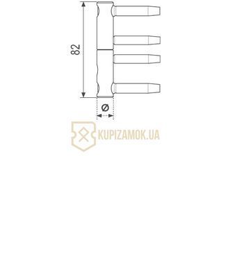 Петля AGB 3D Bichromated 14mm