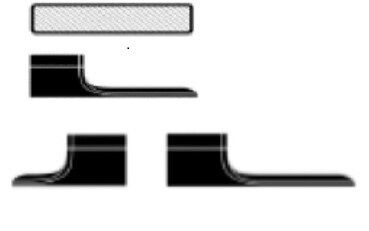 Ручки дверные M&T Maximal 000283 SNi глухие / нажимные правые матовый никель со вставкой