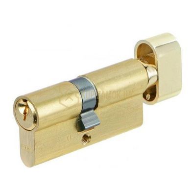 Дверний циліндр ABUS KE45 MM Z30/K30 3К англійський ключ / тумблер латунь