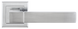 Ручки дверні на квадратній розетці Linde TREND A - 2004 MC матовий хром