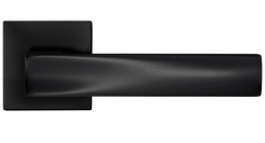 Ручки дверные на квадратной розетке Linde BERLI SLIM A - 2010 / E20 BLACK черный