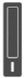 Ручка для раздвижных дверей под ключ (BB) M&T Minimal 001297 SNi-broušeno  матовый никель шлифованный