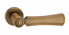 Ручки дверные на круглой розетке MVM Rim L Z - 1357 MACC матовая бронза