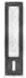 Ручка для раздвижных дверей под ключ (BB) M&T Maximal 001617 TIN-K титан / черный матовый со вставкой