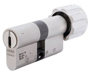 Дверной цилиндр KESO DIN MOD KT B 8000 Ω2 60 NM 30x30T TO NM CAM30 3KEY TR PETROL LONG 38mm 1828 BOX ключ - тумблер
