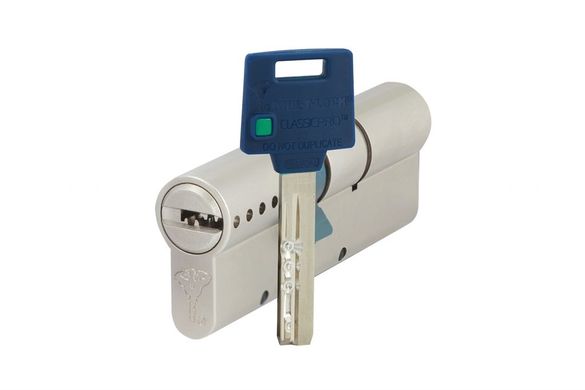 Дверний циліндр Mul-t-lock ClassicPro 100mm (40x60) Латунь (ключ-ключ)