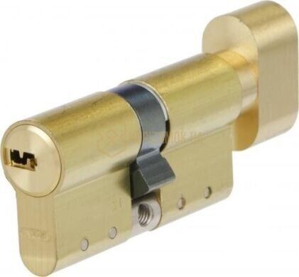 Дверний циліндр ABUS KD15 MM Z30/K30 5K плоский ключ / тумблер латунь
