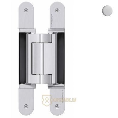 Скрытая дверная петля Tectus TE 640 3D A8 160кг Simonswerk Хром Матовый