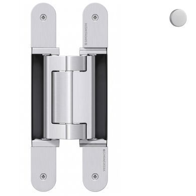 Скрытая дверная петля Tectus TE 640 3D A8 160кг Simonswerk Хром Матовый