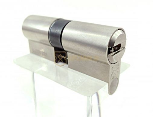 Дверний циліндр ABUS BRAVUS 4000 Compact, ключ-ключ, 60 (30х30), 3 ключі, нікель
