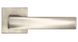 Ручки дверные на квадратной розетке Linde BERLI SLIM A - 2010 / E20 SN матовый никель