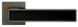 Ручки дверные Linde DIPLOMAT SLIM A - 2015 / E20 MA / BLACK матовый антрацит / черный