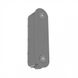 Ответная планка к фиксатору AGB Touch B024043078 для алюминиевых коробов хром матовый