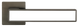 Ручки дверные Linde DIPLOMAT SLIM A - 2015 / E20 MA / WHITE матовый антрацит / белый