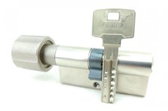 Дверний циліндр ABUS BRAVUS 2000 Compact, ключ-тумблер, 60 (30х30Т), 3 ключі, нікель