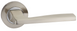 Ручки дверные на круглой розетке Linde STYLE A A - 1220 SN / CP матовый никель / полированный хром
