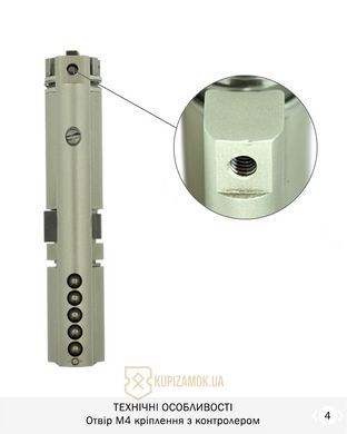 Дверной цилиндр Mul-t-lock MT5+ 66mm (35Zx31) Никель-сатин (ключ-entr)