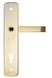 Ручки дверні на планці ROSTEX ASTRA R mov-mov DIN PLATE 90мм, 22мм 38-55мм 3класс TI