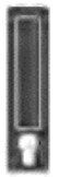 Ручка для раздвижных дверей под цилиндр (PZ) M&T Minimal 001358 SNi матовый никель