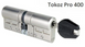 Дверний циліндр Tokoz PRO 400 66mm (33x33) Матовий нікель (ключ-ключ)