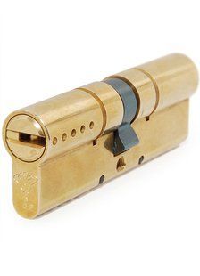 Дверний циліндр Mul-t-lock Interactive+ 100mm (50x50) Латунь (ключ-ключ) VIP Control