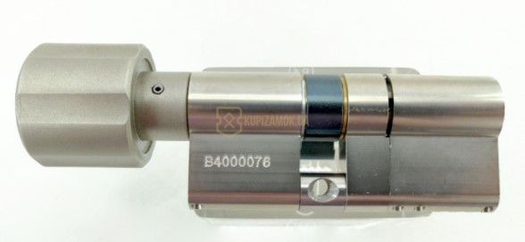 Дверний циліндр ABUS BRAVUS 1000 Compact, ключ-тумблер, 60 (30х30Т), 3 ключі, нікель