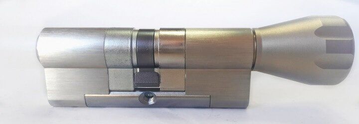 Дверной цилиндр EVVA EPS KZ 62 мм (31/31T) NI никель