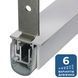 Випадаючий поріг Planet RS для ПВХ дверей 585мм-460мм (12-55059)
