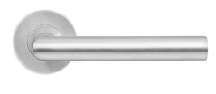 Ручки дверные на круглой розетке MVM Rueda S - 1108 SS нержавеющая сталь