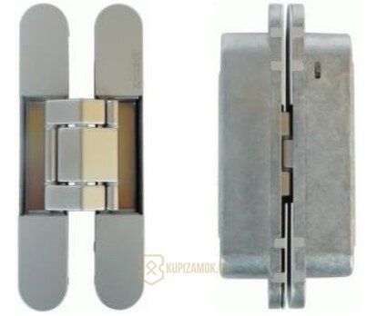 Скрытая петля Koblenz KUBI7 Art.7120 120 / 140 кг матовый хром