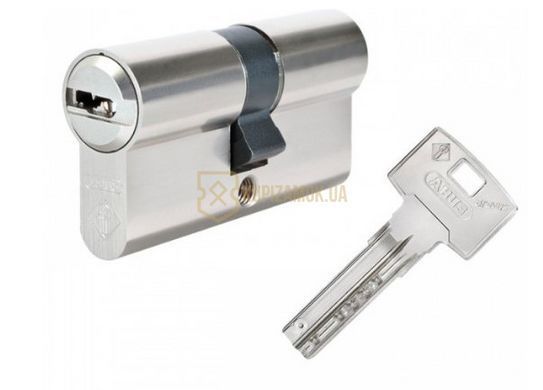 Дверний циліндр ABUS BRAVUS 1000 Compact, ключ-ключ, 60 (30х30), 3 ключі, нікель