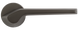 Ручки дверные на круглой розетке Linde BRU A - 2020 MA матовый антрацит