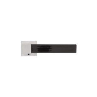 Ручки дверные MARIANI ARIANNA S/B CS - porc. black хром матовый с черной керамикой