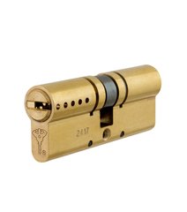Дверной цилиндр Mul-t-lock ClassicPro 100mm (40x60) Латунь (ключ-ключ)