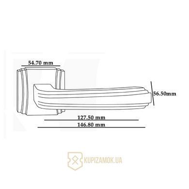 Ручки дверные ORO&ORO Montelux 064-18E MAB Матовая античная бронза